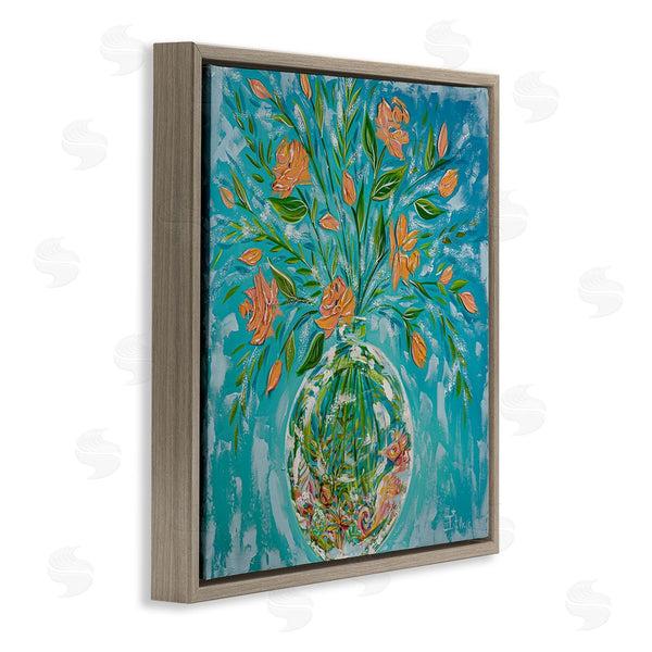 Stupell Industries Estelle Grengs | Seahorse Fish Bowl Bouquet Wall Art