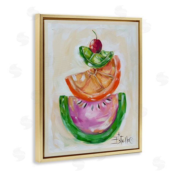 Stupell Industries Estelle Grengs | Stacked Fruit Slices