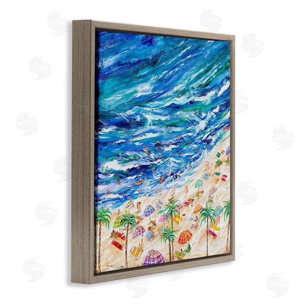 Stupell Industries Estelle Grengs | Summer Beach Painting