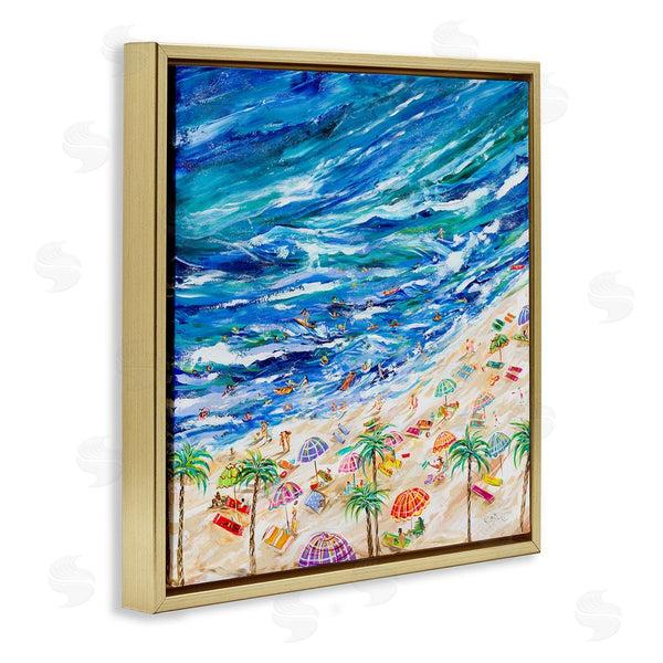 Stupell Industries Estelle Grengs | Summer Beach Painting