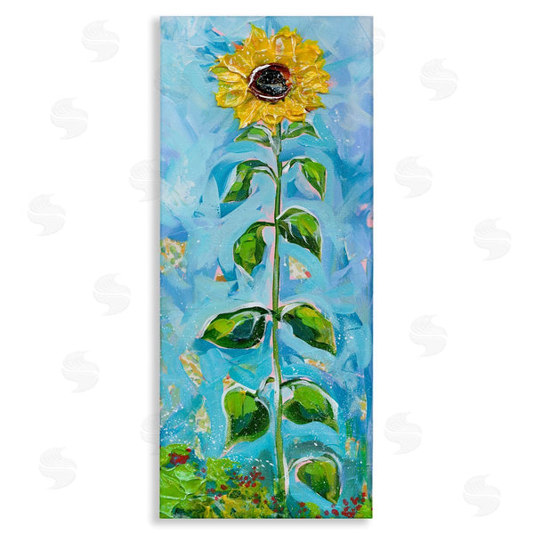 stupell industries Estelle Grengs | Tall Looming Sunflower Wall Art