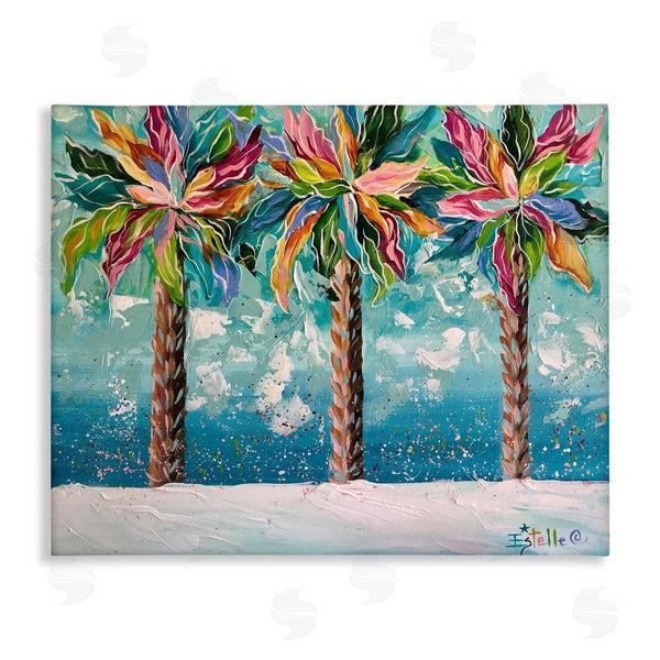 stupell industries Estelle Grengs | Vivid Hue Palm Trees