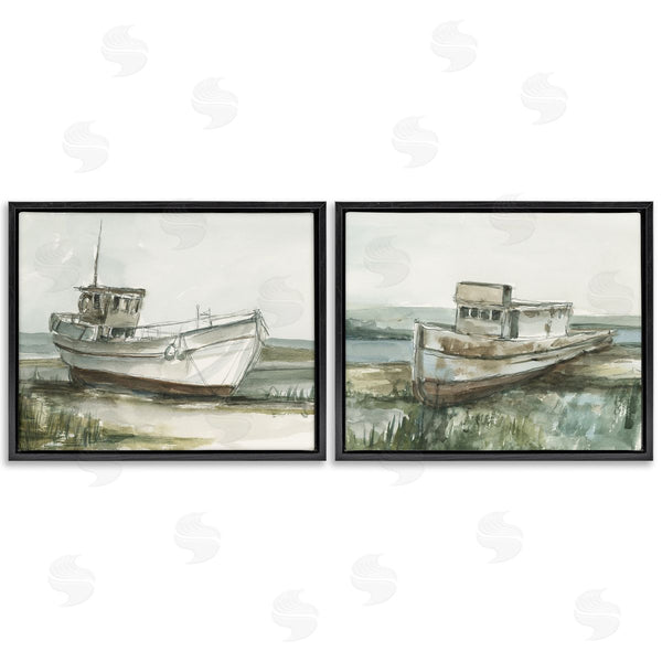Stupell Industries Ethan Harper | Abandoned Fishing Boats