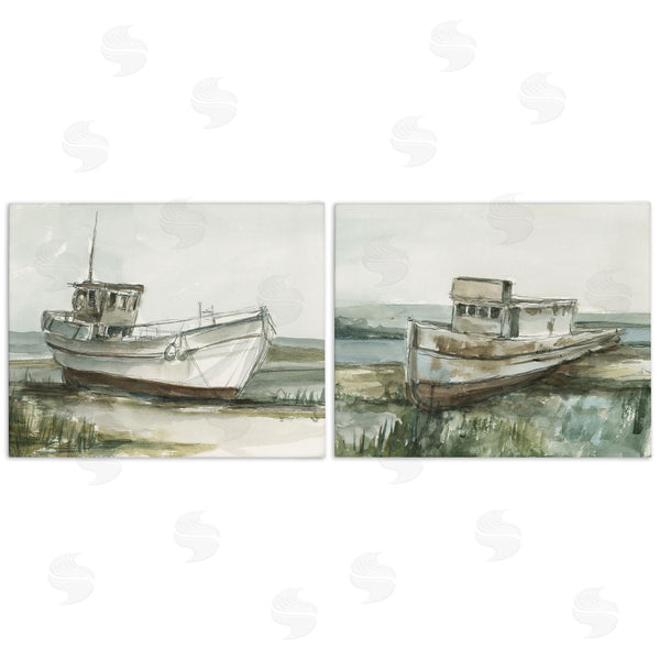 stupell industries Ethan Harper | Abandoned Fishing Boats