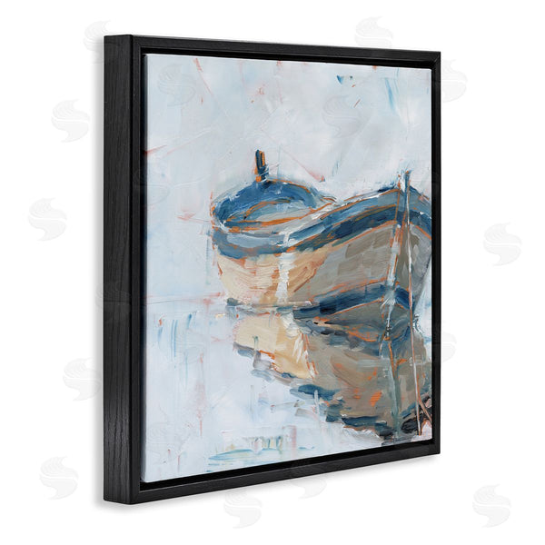 Stupell Industries Ethan Harper | Abandoned Paddling Watercraft Quiet Icy Ocean Wall Art