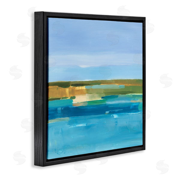 Stupell Industries Ethan Harper | Abstract Blue Water Wall Art