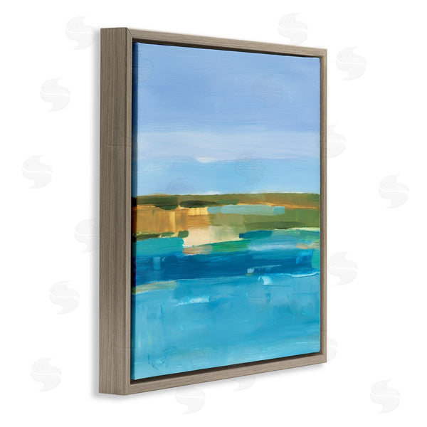 Stupell Industries Ethan Harper | Abstract Blue Water Wall Art