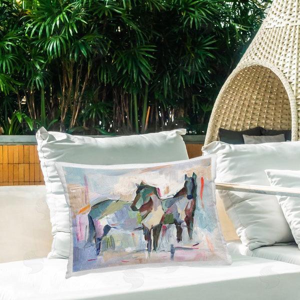 Stupell Industries Ethan Harper | Abstract Brushed Horses