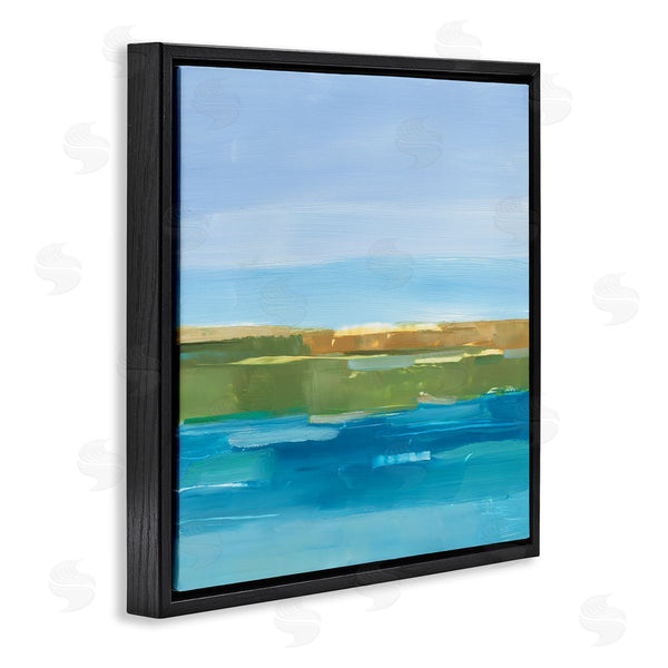 Stupell Industries Ethan Harper | Abstract Lake Scenery Wall Art