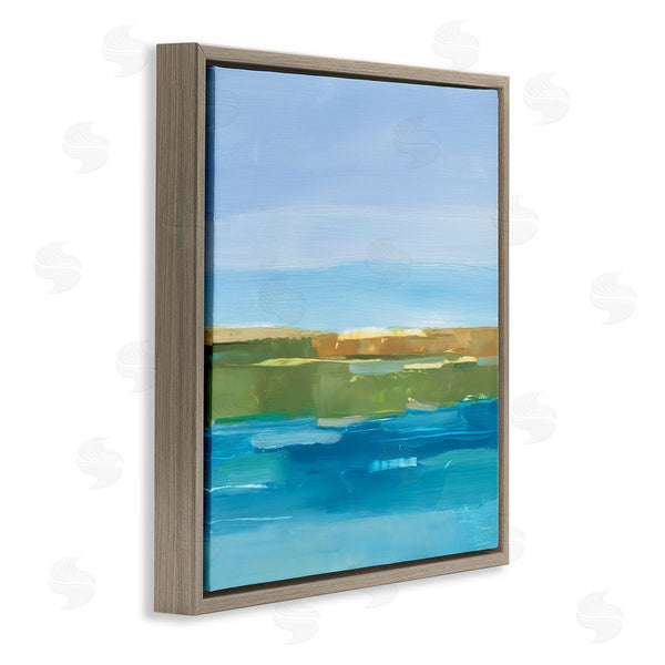 Stupell Industries Ethan Harper | Abstract Lake Scenery Wall Art