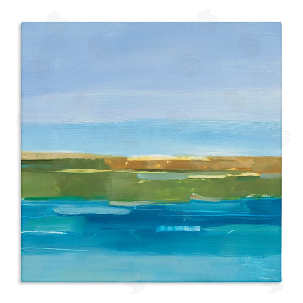 stupell industries Ethan Harper | Abstract Lake Scenery Wall Art