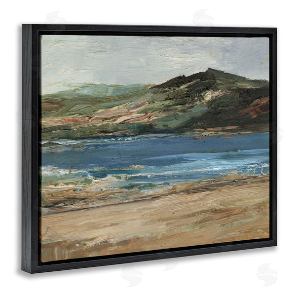 Stupell Industries Ethan Harper | Abstract Mountain Riverbank