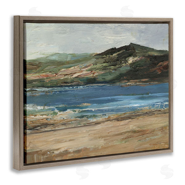 Stupell Industries Ethan Harper | Abstract Mountain Riverbank