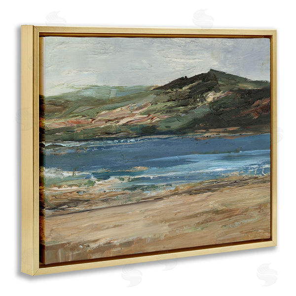 Stupell Industries Ethan Harper | Abstract Mountain Riverbank