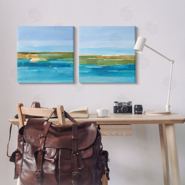 Stupell Industries Ethan Harper | Abstract Ocean Landscape Wall Art