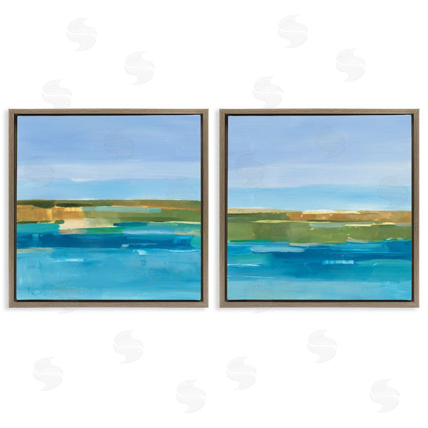 Stupell Industries Ethan Harper | Abstract Ocean Landscape Wall Art