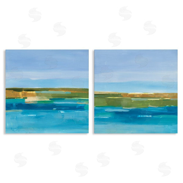 stupell industries Ethan Harper | Abstract Ocean Landscape Wall Art