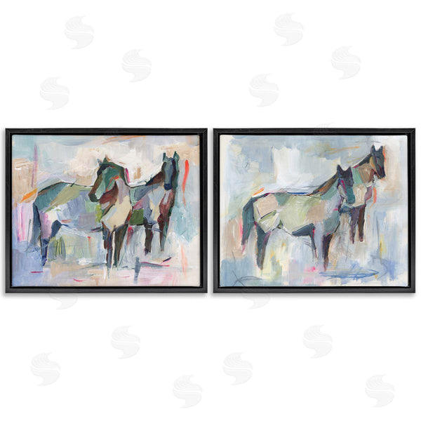 Stupell Industries Ethan Harper | Ambiguous Horse Visages