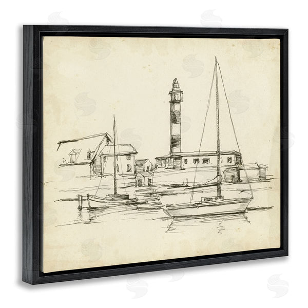 Stupell Industries Ethan Harper | Antique Lighthouse Study