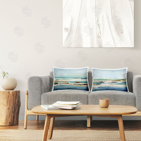 Stupell Industries Ethan Harper | Blue Abstract Landscape