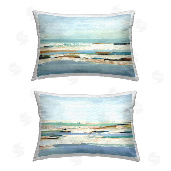 Stupell Industries Ethan Harper | Blue Abstract Landscape