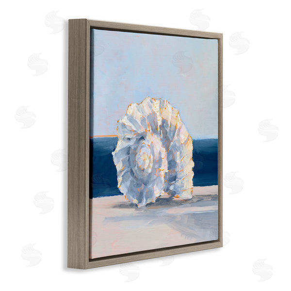Stupell Industries Ethan Harper | Blue Seashell Painting Wall Art
