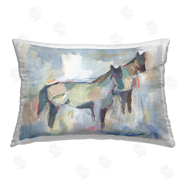 Stupell Industries Ethan Harper | Brushed Horses On Pastel