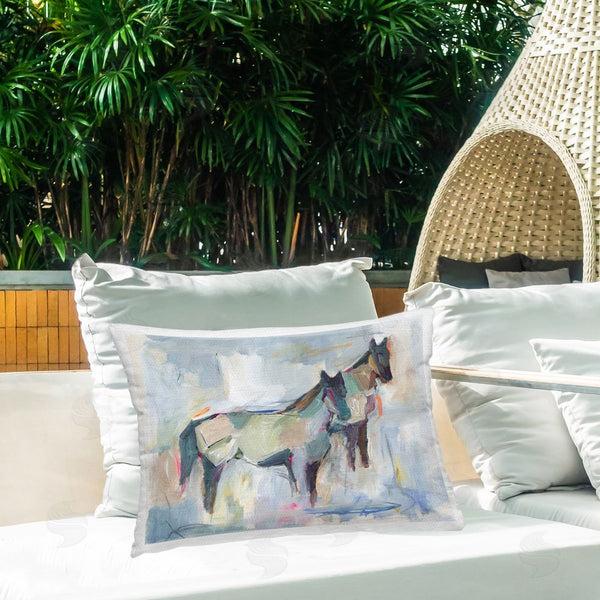 Stupell Industries Ethan Harper | Brushed Horses On Pastel
