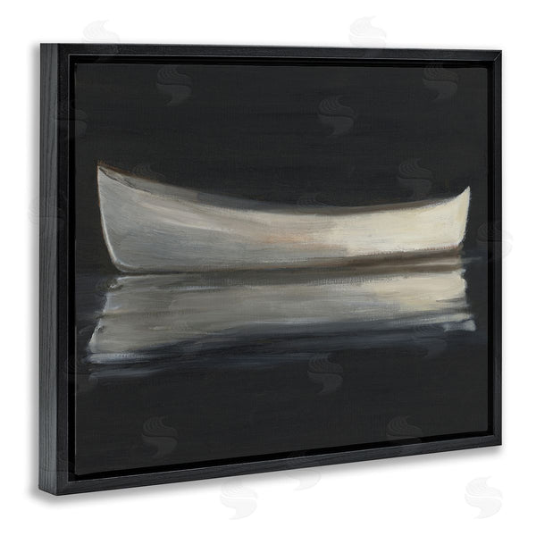 Stupell Industries Ethan Harper | Canoe Reflection On Black