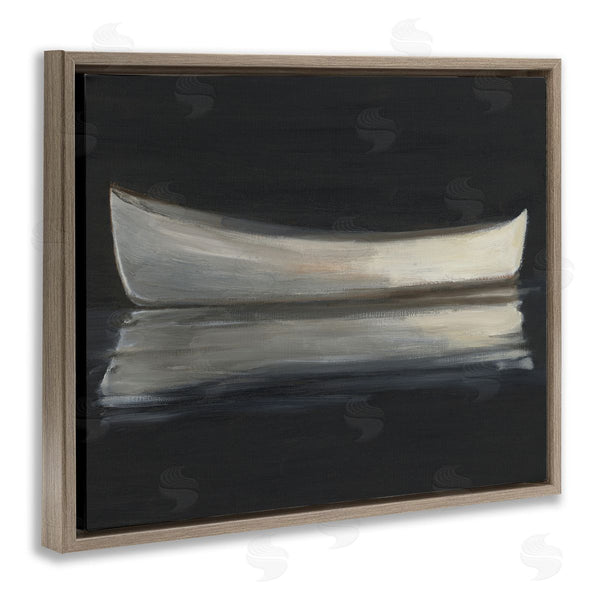 Stupell Industries Ethan Harper | Canoe Reflection On Black
