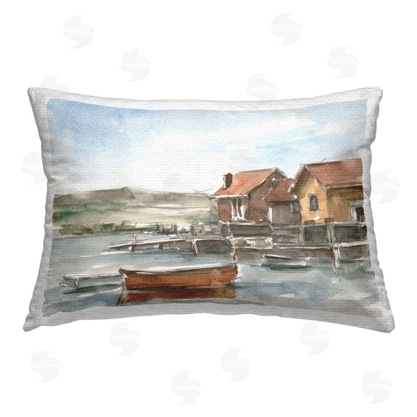 Stupell Industries Ethan Harper | Canoes On Lake Edge