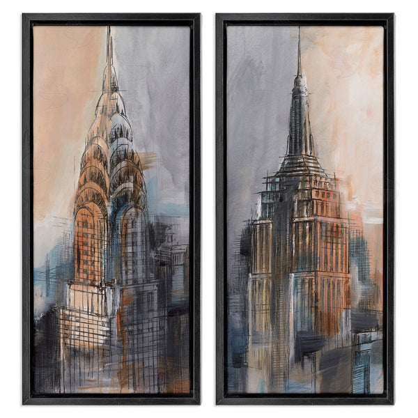 Stupell Industries Ethan Harper | City Architecture Sketches Wall Art