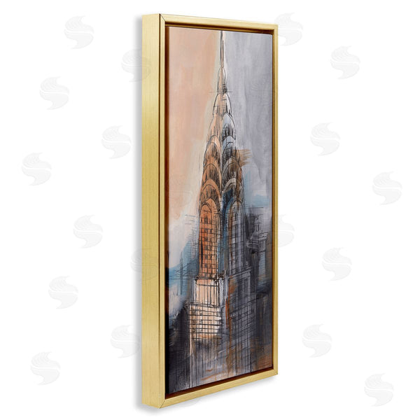 Stupell Industries Ethan Harper | City Tower Sketch Wall Art