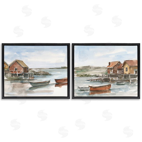 Stupell Industries Ethan Harper | Coastal Shack Landscape Wall Art