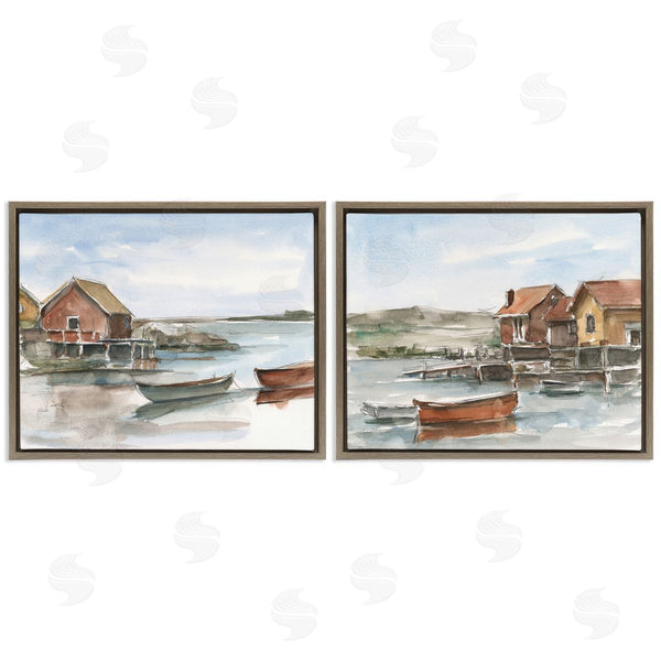 Stupell Industries Ethan Harper | Coastal Shack Landscape Wall Art