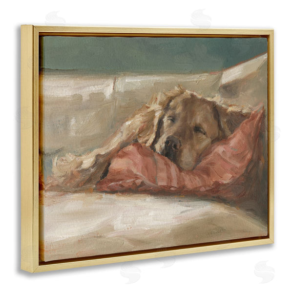 Stupell Industries Ethan Harper | Comfortable Sleeping Labrador