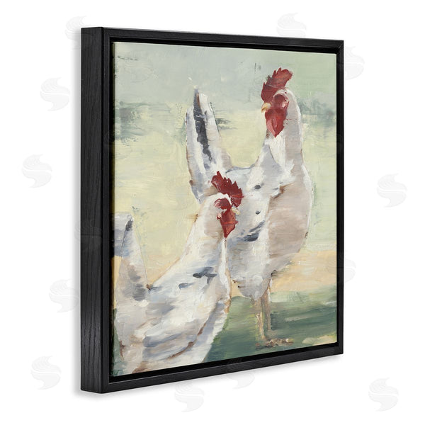 Stupell Industries Ethan Harper | Country Hens Farmhouse Portrait Wall Art