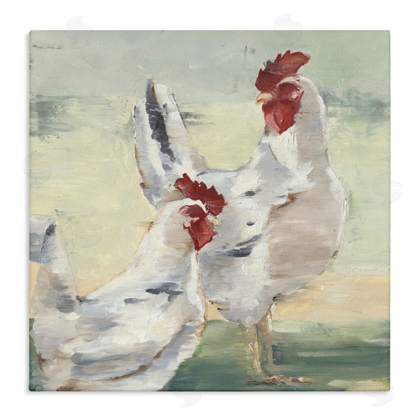 stupell industries Ethan Harper | Country Hens Farmhouse Portrait Wall Art