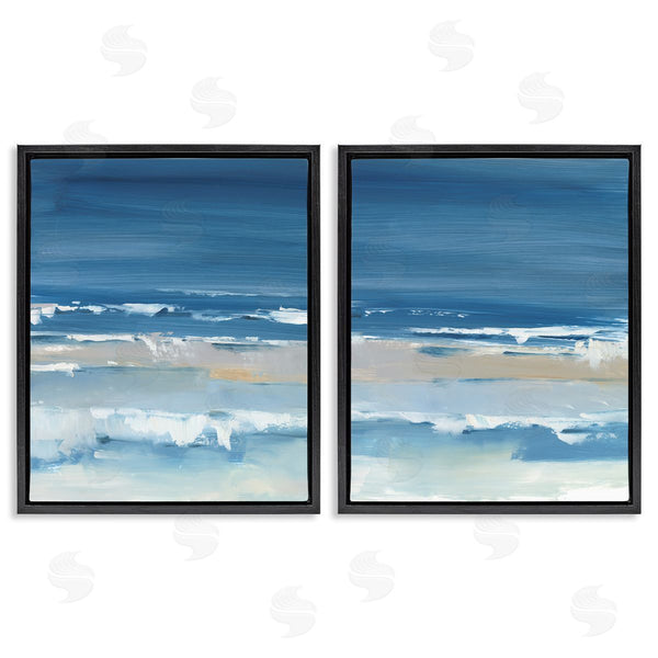Stupell Industries Ethan Harper | Crashing Beach Wave Shore