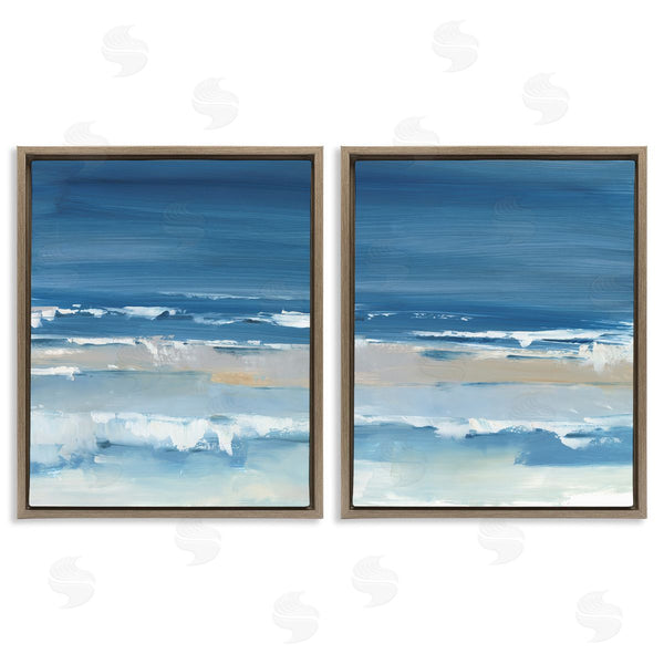 Stupell Industries Ethan Harper | Crashing Beach Wave Shore