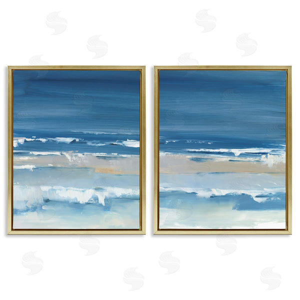Stupell Industries Ethan Harper | Crashing Beach Wave Shore