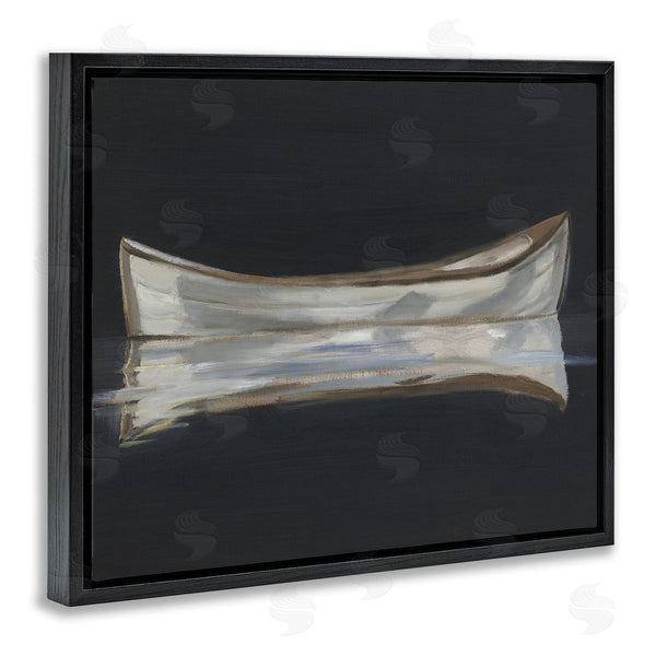 Stupell Industries Ethan Harper | Dark Canoe Reflection