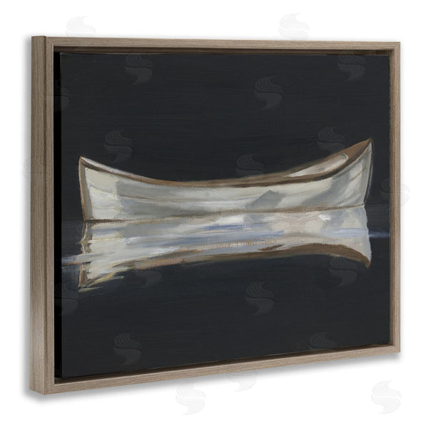 Stupell Industries Ethan Harper | Dark Canoe Reflection
