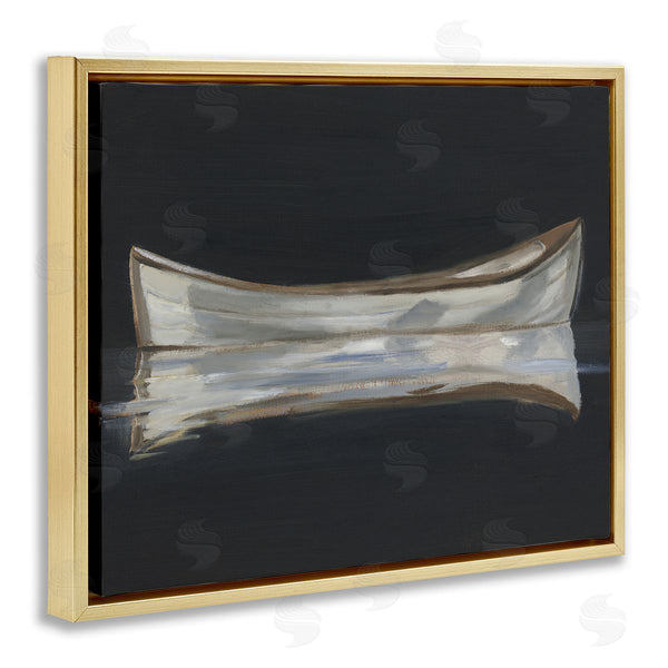 Stupell Industries Ethan Harper | Dark Canoe Reflection