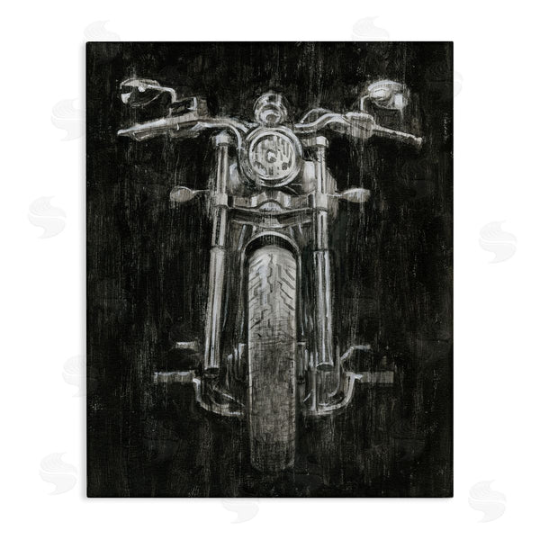stupell industries Ethan Harper | Dark Rustic Motorcycle
