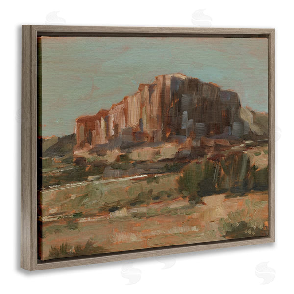 Stupell Industries Ethan Harper | Desert Mesa Cliffs In Distance