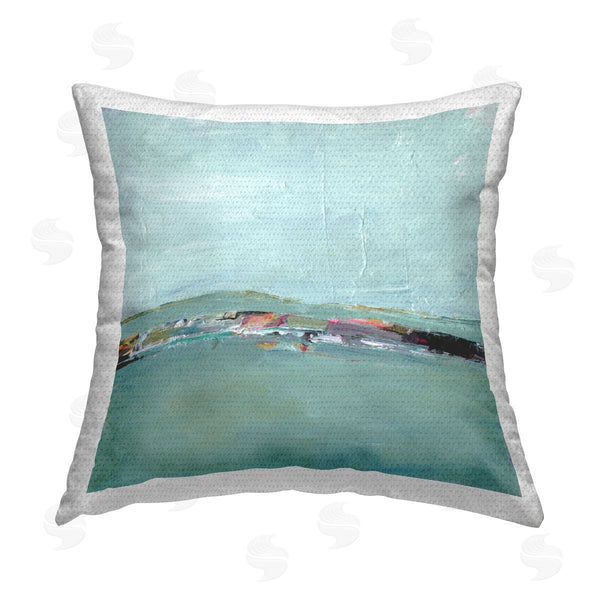 Stupell Industries Ethan Harper | Distant Ocean View Printed Throw Pillow