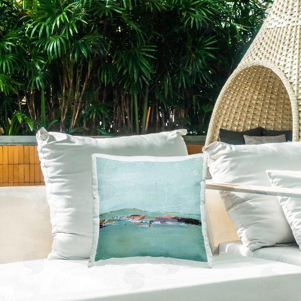 Stupell Industries Ethan Harper | Distant Ocean View Printed Throw Pillow