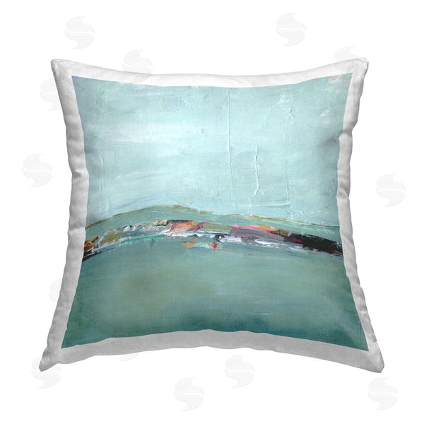 stupell industries Ethan Harper | Distant Ocean View Printed Throw Pillow