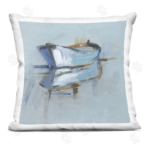 stupell industries Ethan Harper | Expressionist Water Reflection Printed Throw Pillow